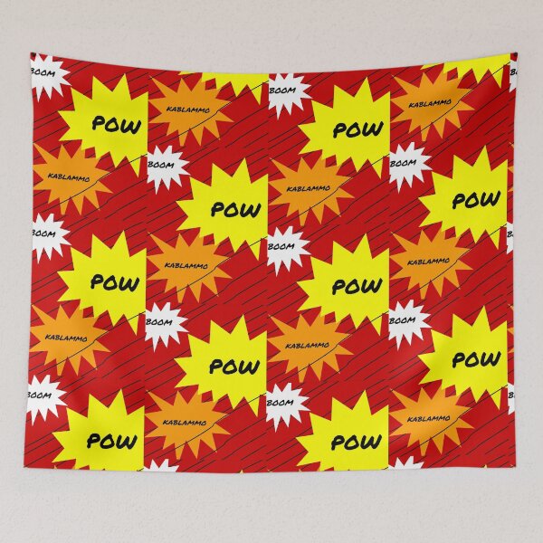 Item preview, Superhero Sound Effects Artwork designed and sold by feather-pop.