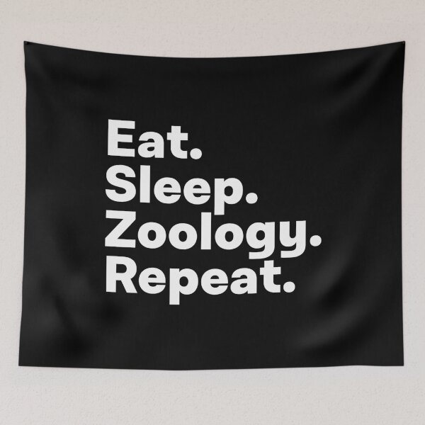 Item preview, Eat Sleep Zoology Repeat designed and sold by teesaurus.