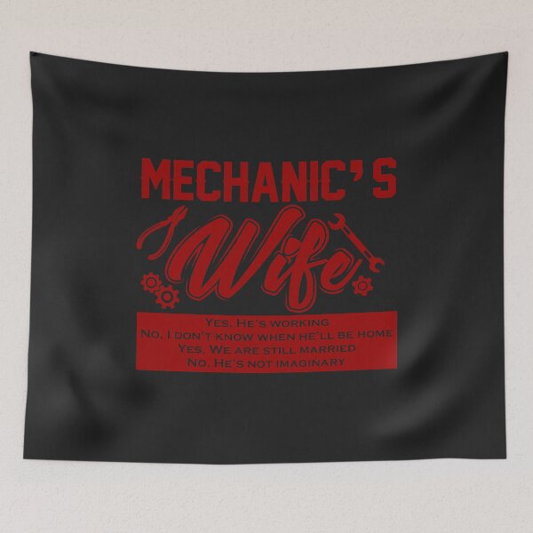 Item preview, Mechanics Wife funny auto mechanic car mechanic for women designed and sold by hadleydesigns.