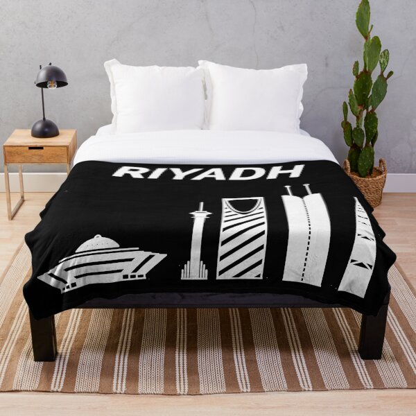 Riyadh Throw Blankets Redbubble