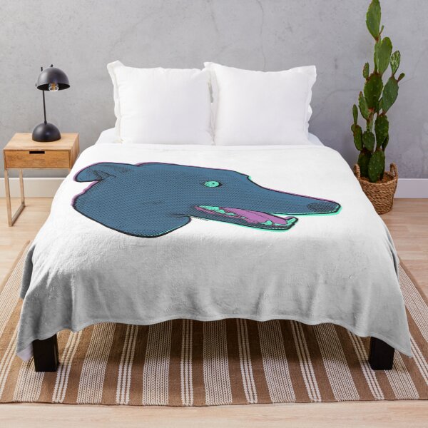 Item preview, Blue halftone greyhound designed and sold by Andre Gascoigne.