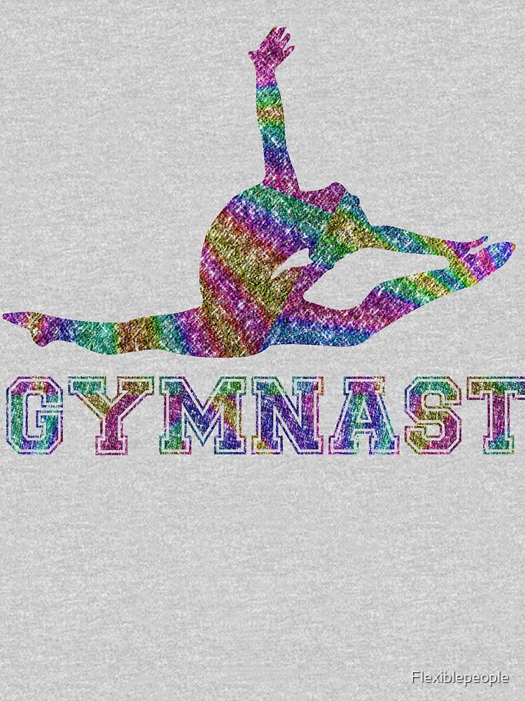 Gymnast Rainbow Glitter by Flexiblepeople