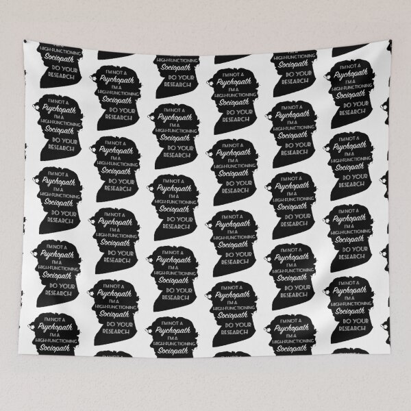 Item preview, BBC Sherlock - Sociopath Quote designed and sold by OutlineArt.