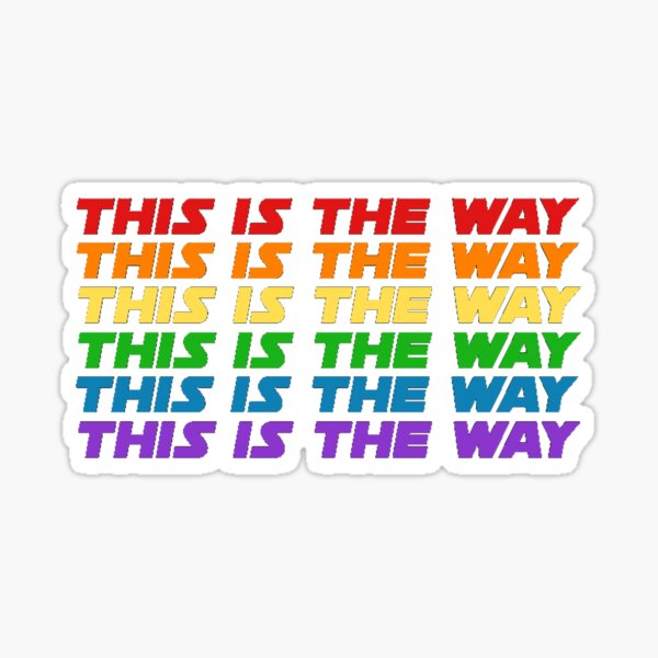 Item preview, THIS IS THE WAY designed and sold by seemsugly.