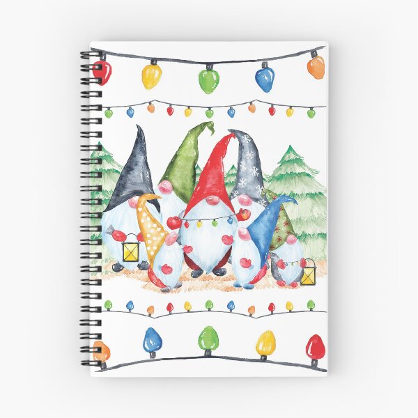 Artikelvorschau, Niedliche Weihnachtsfestliche Gnomen mit Weihnachtslichtern entworfen und verkauft von Exuberance4you.