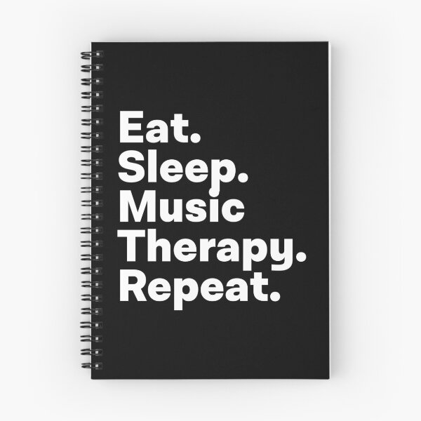 Item preview, Eat Sleep Music Therapy Repeat designed and sold by teesaurus.