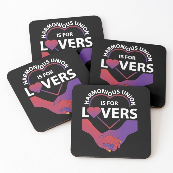 Item preview, Harmonious Union is For Lovers - White Lettering designed and sold by TFUmerchandise.
