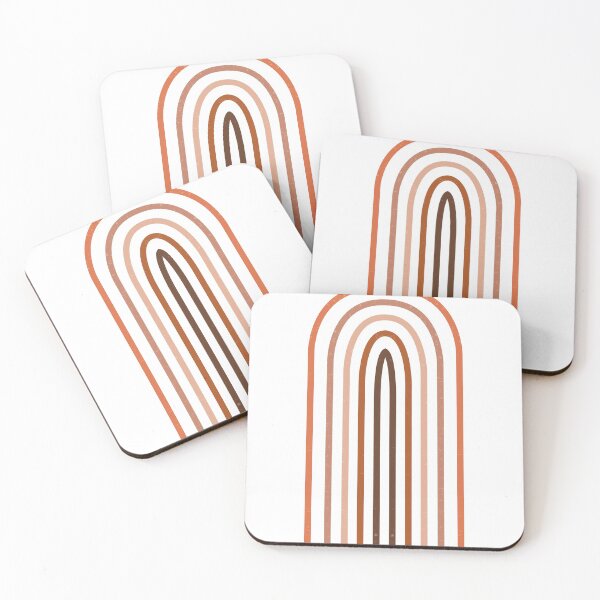 Item preview, Terracotta Abstract 29 - Modern, Contemporary Art - Abstract Organic Shapes - Brown Arches - Minimal designed and sold by Studio Grafiikka.