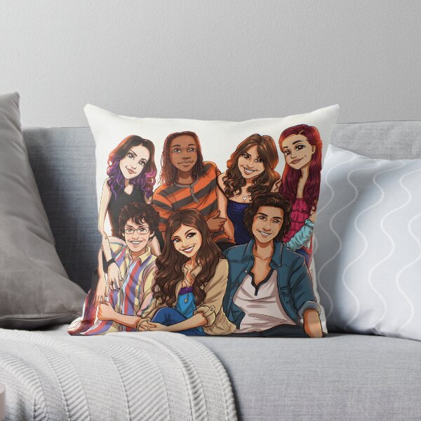 Victorious Cast Throw Pillow
