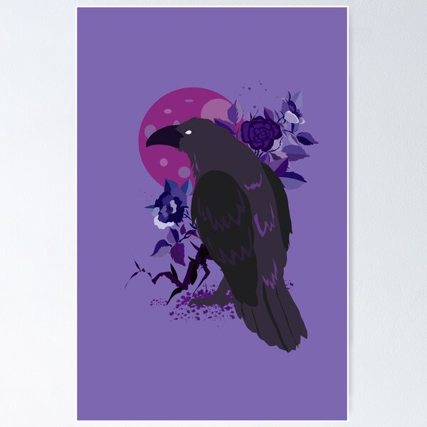 Item preview, Purple crow designed and sold by Shadowsantos.
