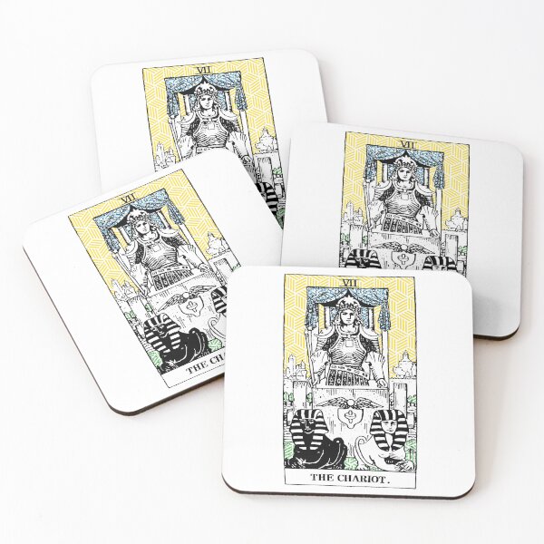 Item preview, The Chariot - A Geometric Tarot Print designed and sold by Annalee Beer.