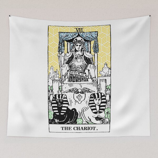 Item preview, The Chariot - A Geometric Tarot Print designed and sold by Annalee Beer.