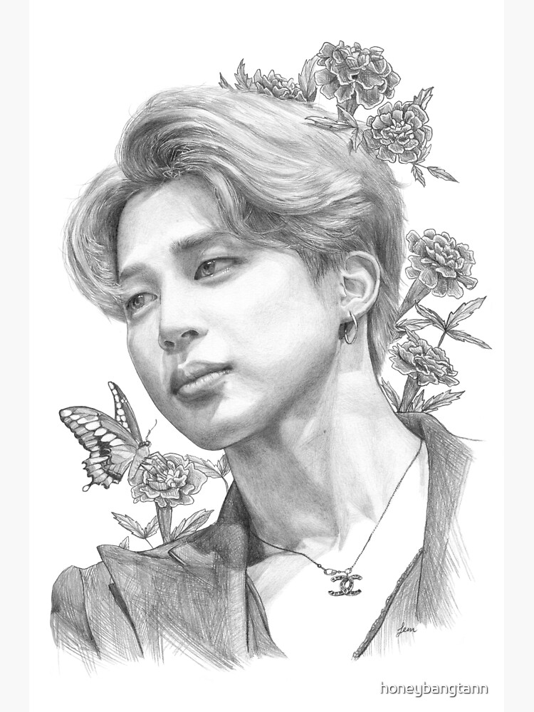 BTS Jimin Fanart Sketch by diviblizz on DeviantArt