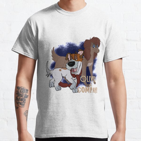 90s Cartoon Oliver & Company Oliver And Dodger Unisex T-Shirt - Teeruto