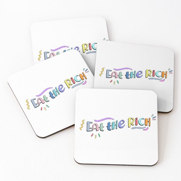 Item preview, eat the rich - retro typography designed and sold by cameronbaba.