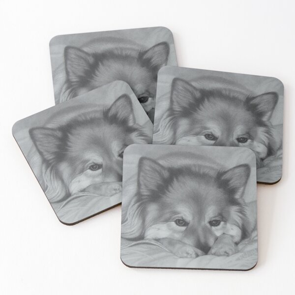 Item preview, Dog On Bed designed and sold by KarenWoodArt.