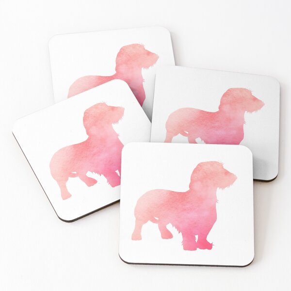 Item preview, Perro salchicha rosa - Doxie designed and sold by TheJollyMarten.