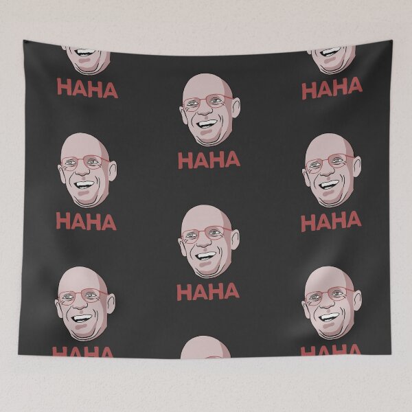 Item preview, Foucault Haha - Funny French Philosophy Meme designed and sold by isstgeschichte.