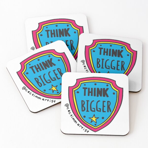 Item preview, Think biFEMINISM FOR HUMANITY BADGE: THINK BIGGER designed and sold by cectimm.