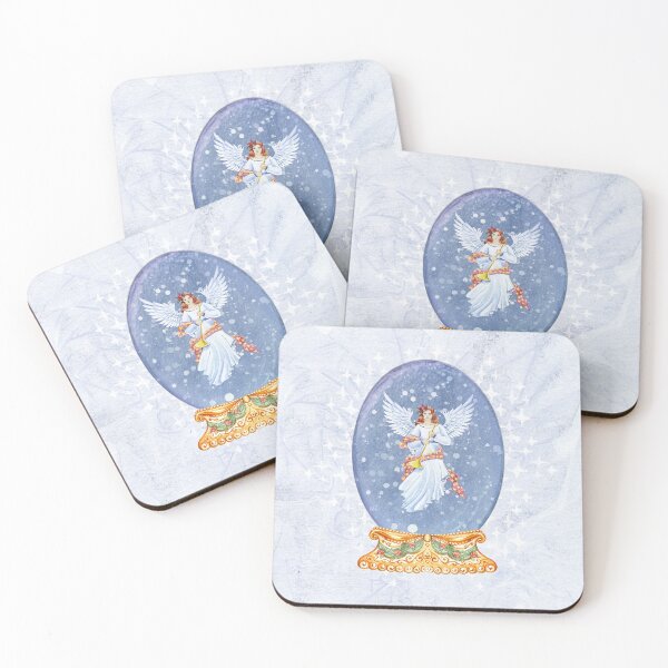 Item preview, Snow Globe Angel designed and sold by MerryMakewell.