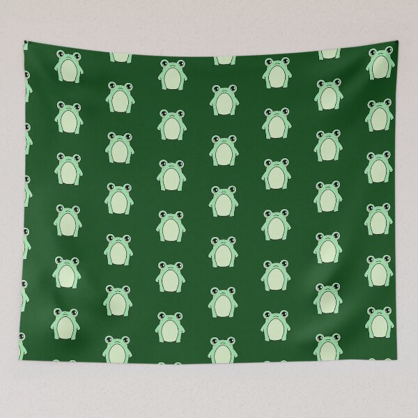 Item preview, Cute Green Frog designed and sold by Akiiena.