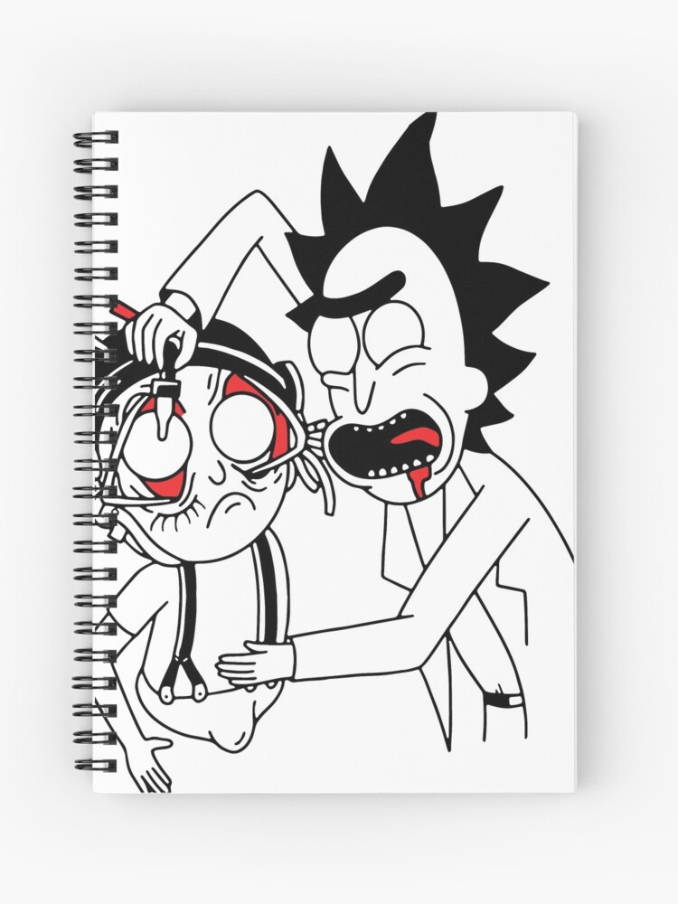 Rick And Morty Dope Amazing Spiral Notebook By Domskalis Redbubble