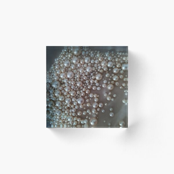 Pearls Acrylic Blocks Redbubble - deep ocean roblox pearls