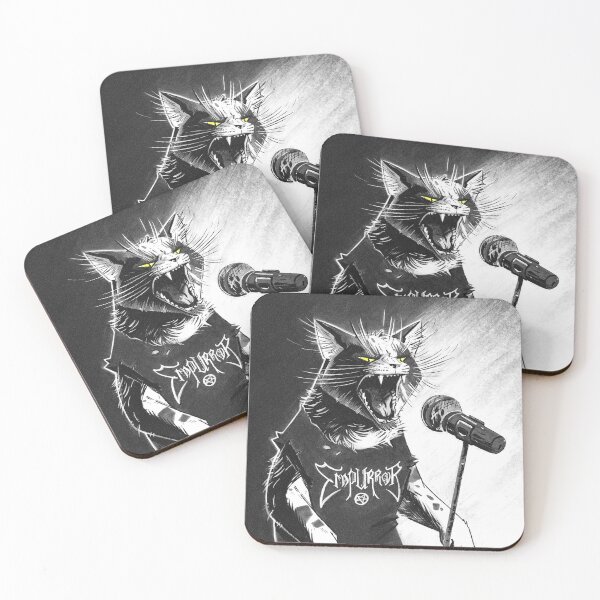 Item preview, Black Metal Kitty  designed and sold by beardlyBEN.