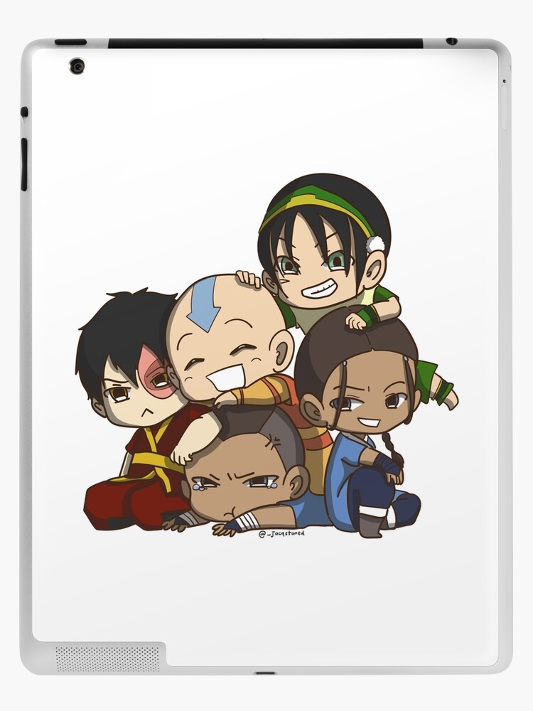 Avatar the Last Airbender Chibi Gaang Sticker\