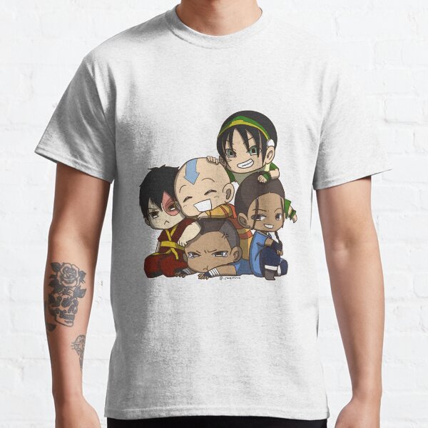 Avatar the Last Airbender Chibi Gaang Sticker Classic T-Shirt