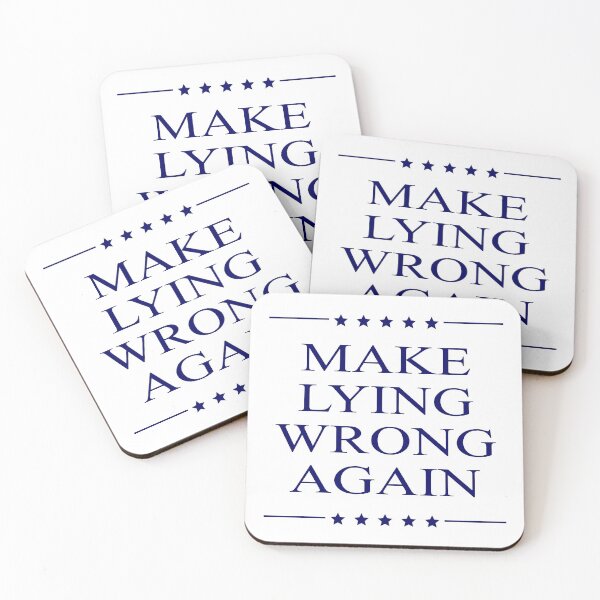 Item preview, Make Lying Wrong Again Not My President Protest Design designed and sold by magentasponge.