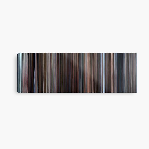 Moviebarcode: Eternal Sunshine of the Spotless Mind (2004) Metal Print