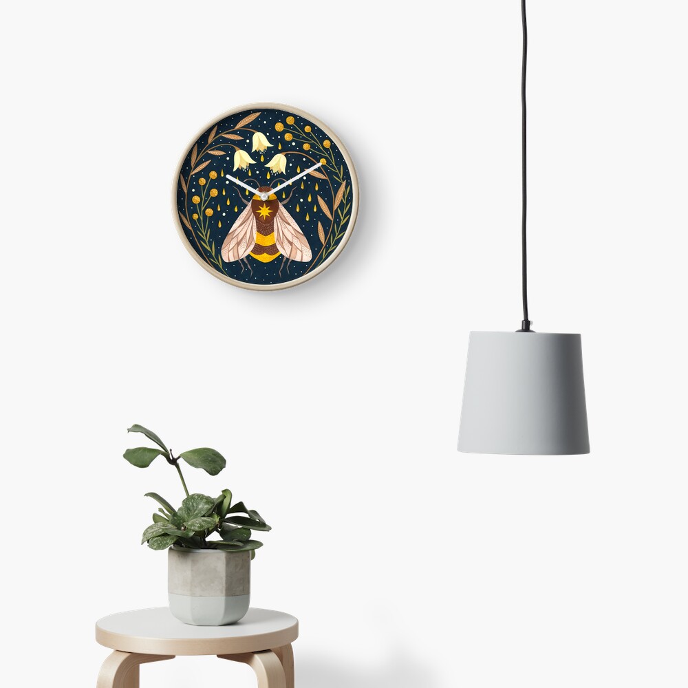 Harvester of gold Clock