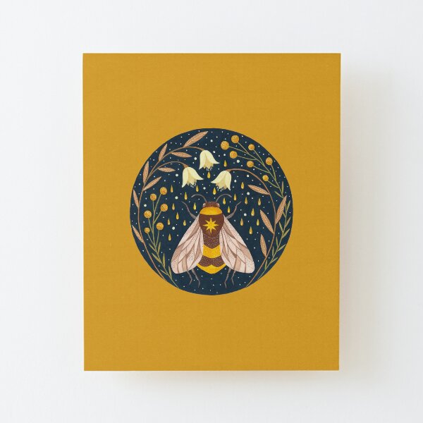 Harvester of gold Wood Mounted Print