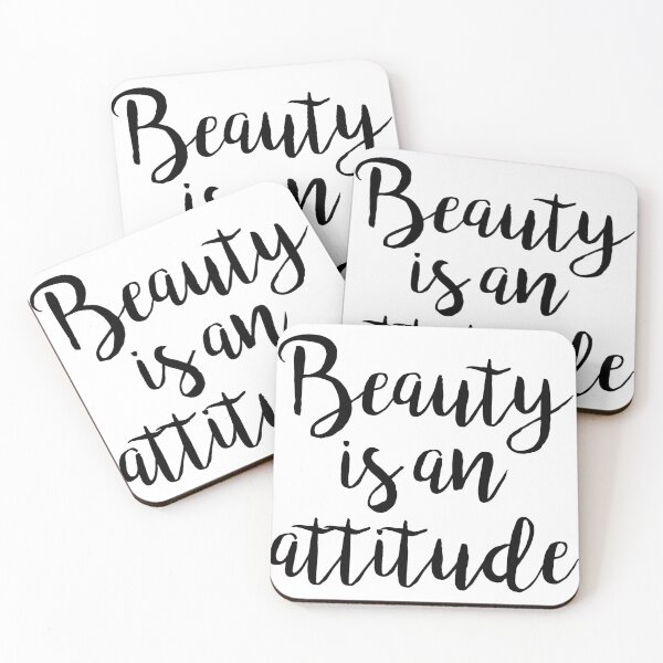 Item preview, Beauty is an attitude designed and sold by Dhynzz.