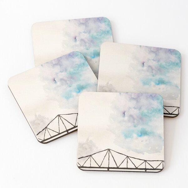 Item preview, Watercolor bridge painting designed and sold by dutchchu.