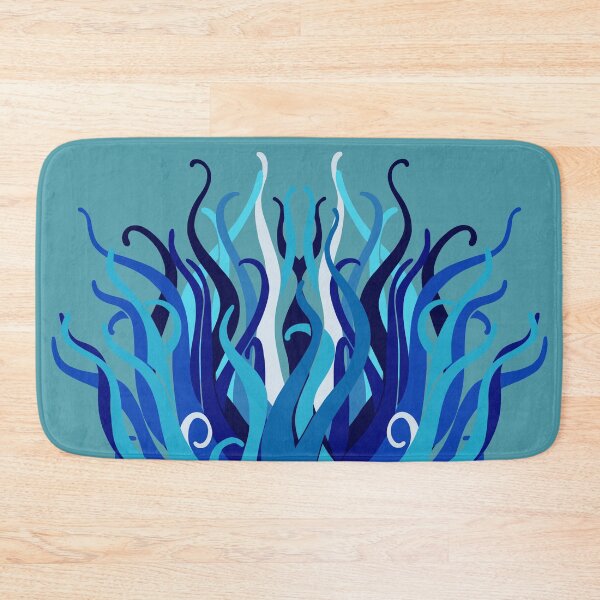 Item preview, King Abdullah Monument Fountain at KAUST in blues designed and sold by CreatEVEdesign.