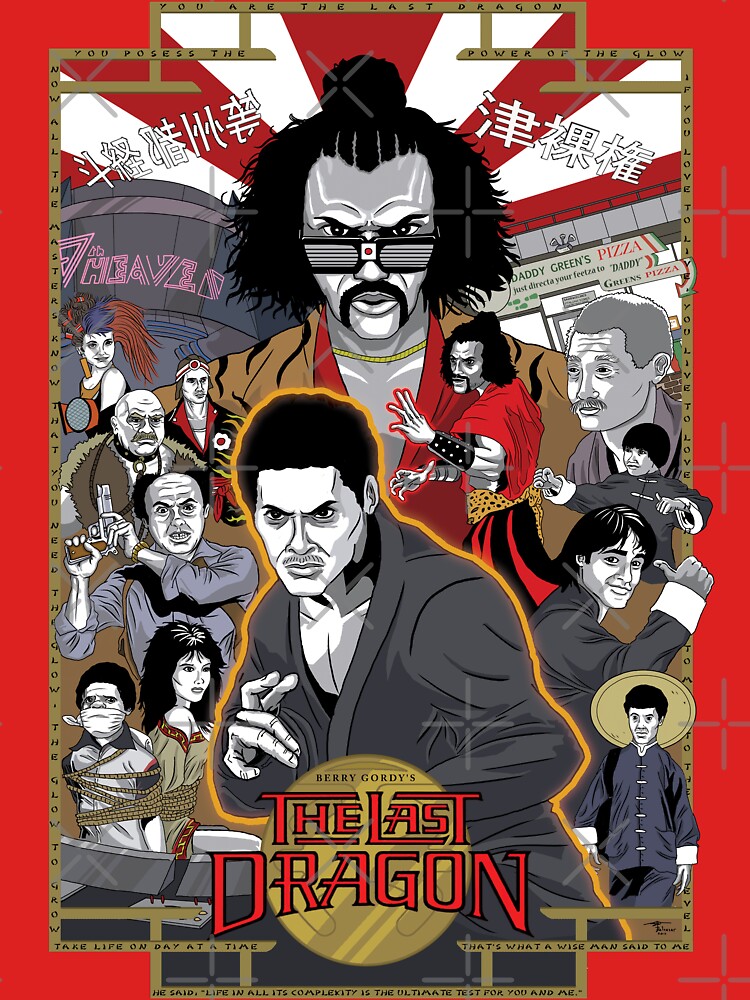 The Last Dragon Glow Poster Shirt by agliarept