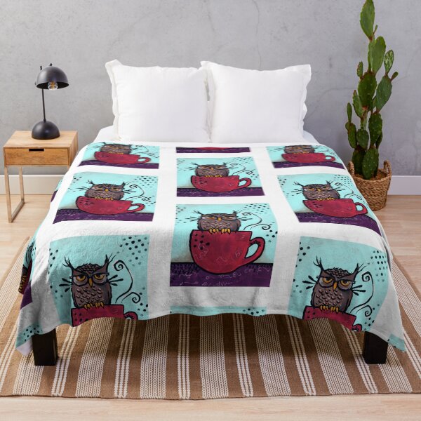 Item preview, Coffee Time Owl designed and sold by AndreaBArtsy.