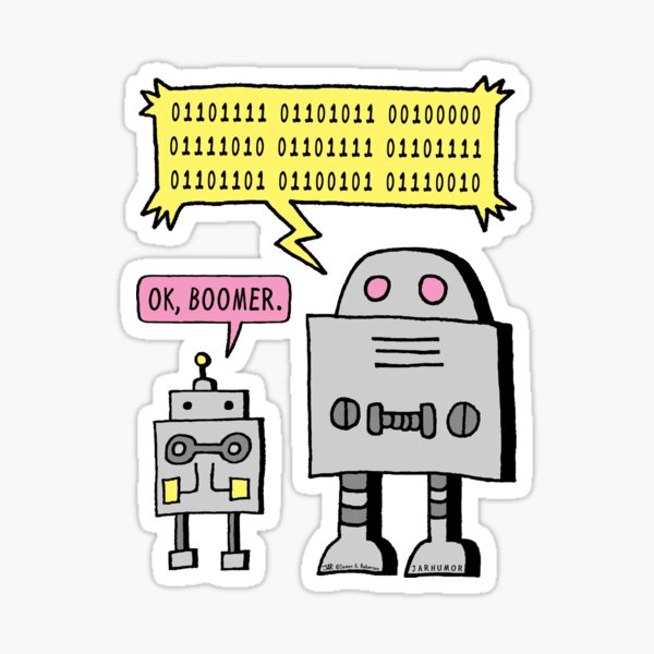 Item preview, OK Boomer Robot designed and sold by jarhumor.