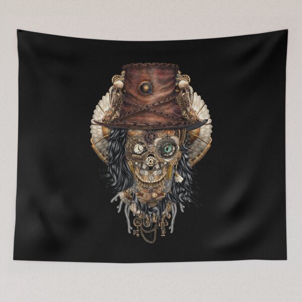 Item preview, Steampunk Skull designed and sold by RIZA PEKER.