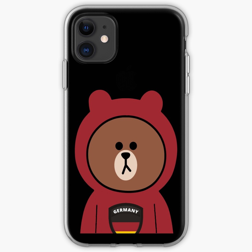 Brown bear cony bunny rabbit I love Germany iPhone Case & Cover