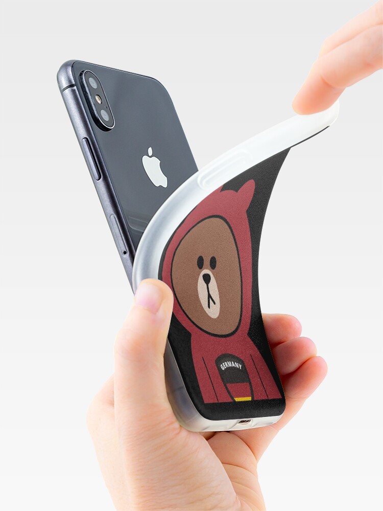 Alternate view of Brown bear cony bunny rabbit I love Germany iPhone Case & Cover