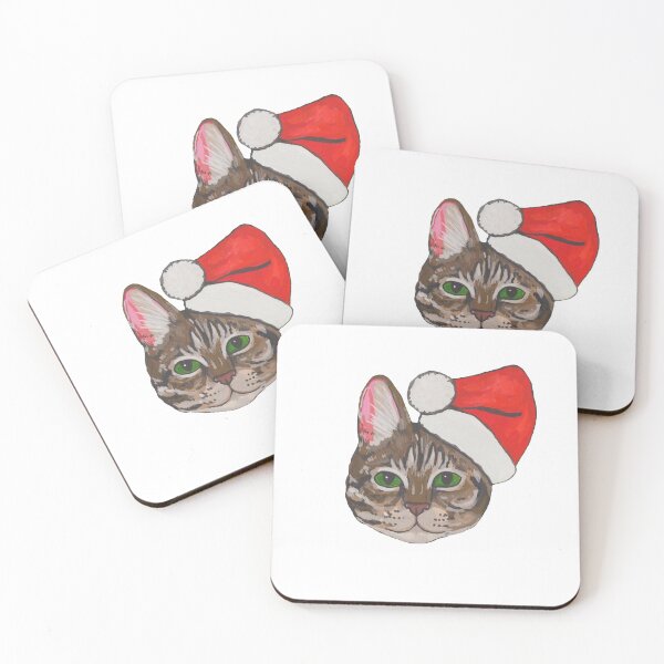 Item preview, Santa cat designed and sold by susserain.