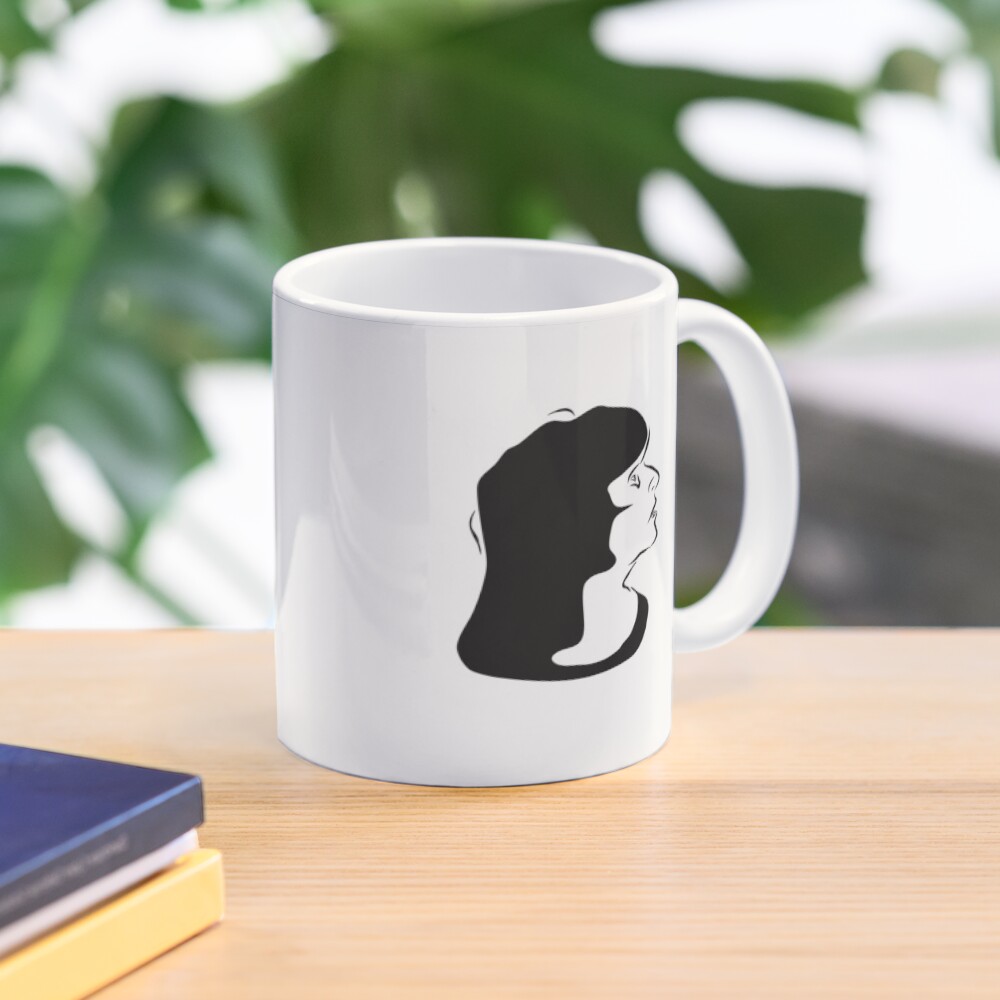 Triptych left face (classic mug) Mug