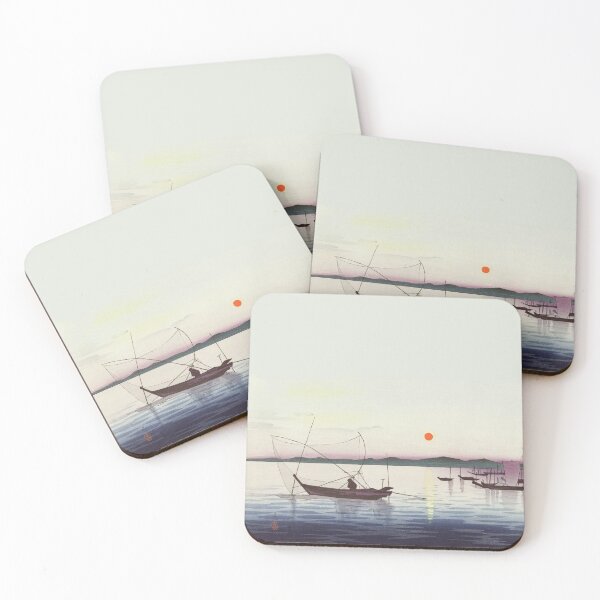 Item preview, Boats and Setting Sun, Ohara Koson designed and sold by OBJETDART.