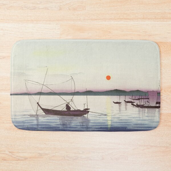 Item preview, Boats and Setting Sun, Ohara Koson designed and sold by OBJETDART.