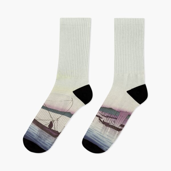 Item preview, Boats and Setting Sun, Ohara Koson designed and sold by OBJETDART.