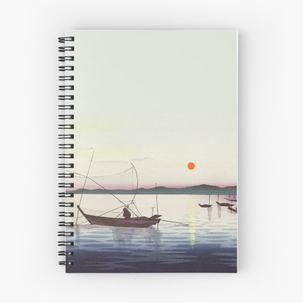 Item preview, Boats and Setting Sun, Ohara Koson designed and sold by OBJETDART.
