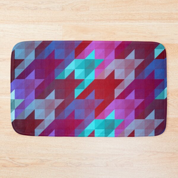 Item preview, gradient origami houndstooth designed and sold by VrijFormaat.
